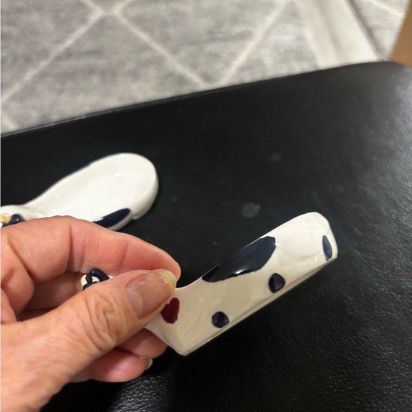 Three nesting cow measuring spoons marked 1987 CBQ LTD - Picture 6 of 8